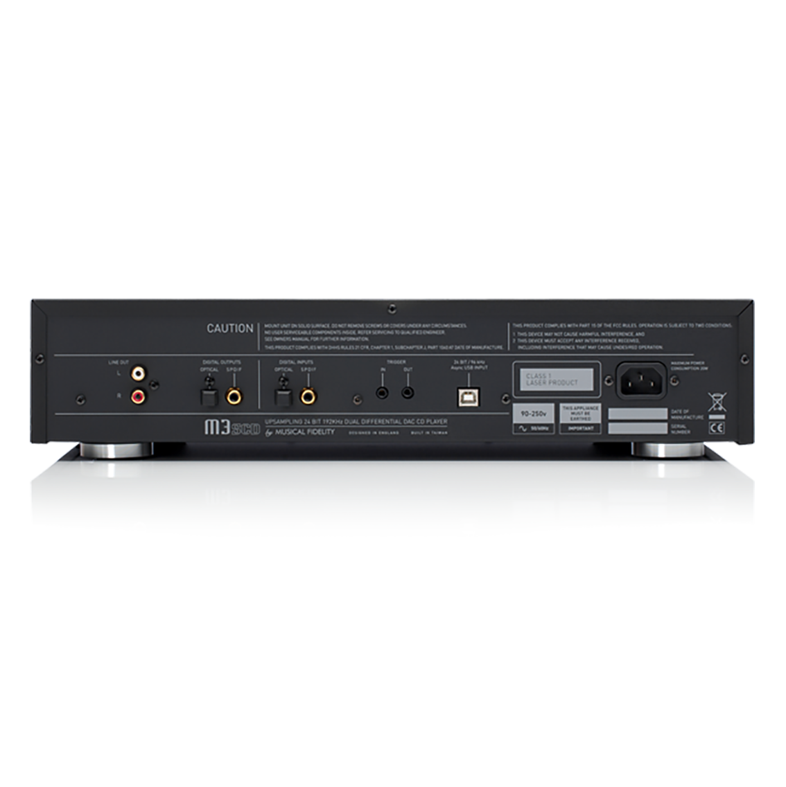 Musical Fidelity M3SCD CD Player-rear
