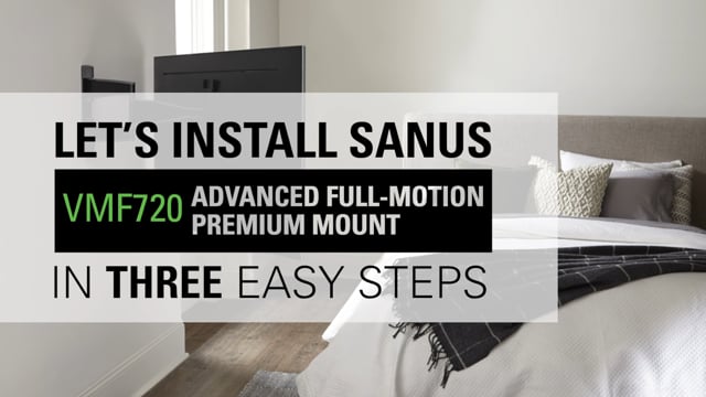 SANUS VMF720 Install