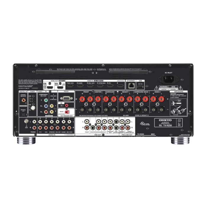 Onkyo TXRZ50 9.2 Channel AV Receiver West Coast Hifi