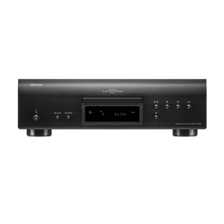 Denon DCD-1700NE CD/SACD Player with Advanced AL32 Processing Plus ...