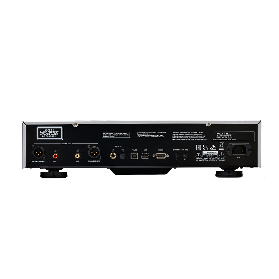 Rotel DT-6000 CD Player_Back