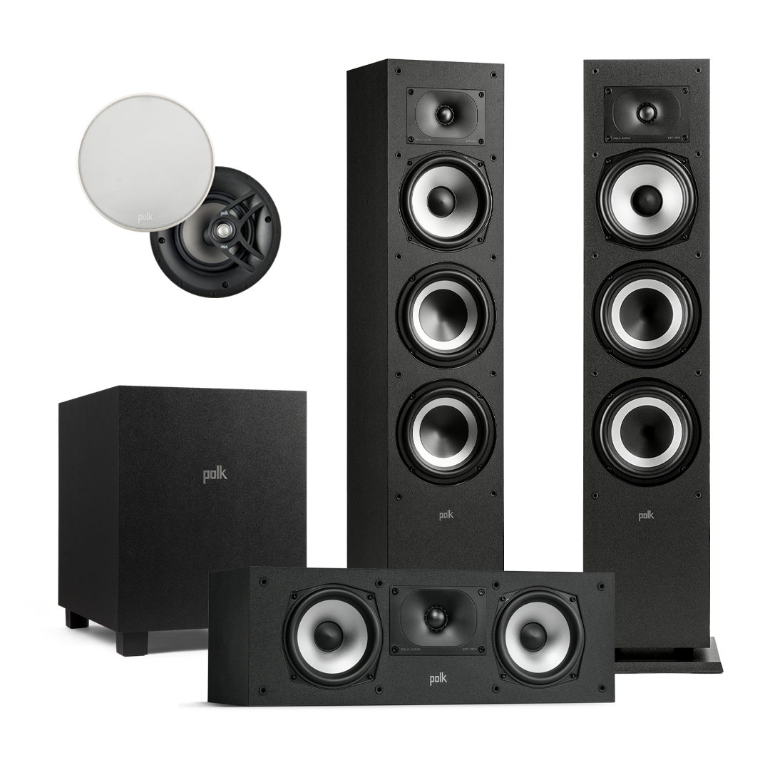 Polk Monitor XT 5.1 Speaker Pack with 10” Subwoofer West Coast Hifi