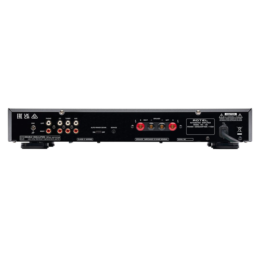 Rotel A8 Integrated Amplifier_Back
