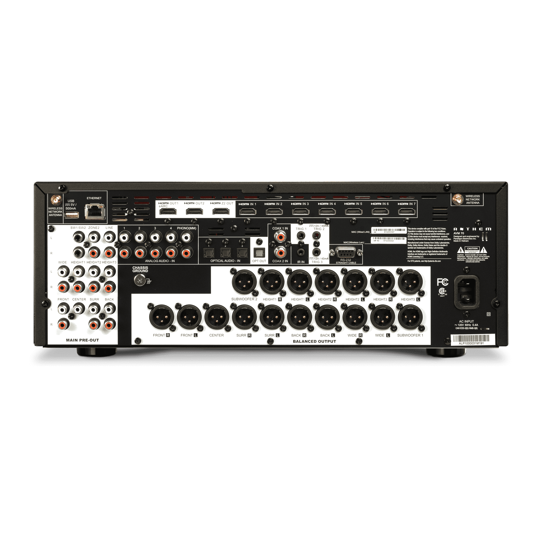 AVM-70-rear