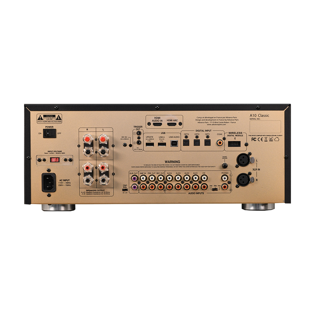Advance Paris A10 Classic Hybrid Stereo Amplifier_B