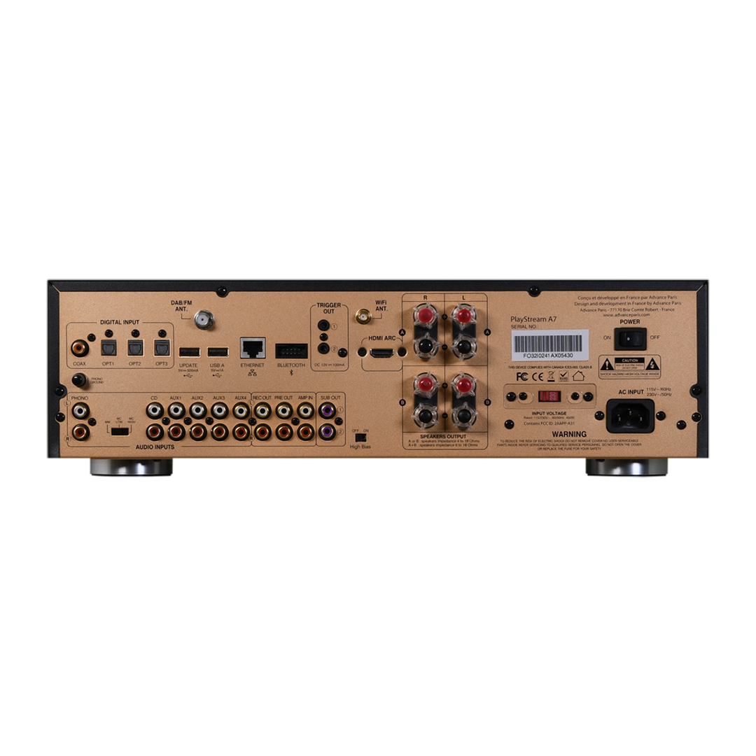 Advance Paris PlayStream A7 Integrated Amplifier_B