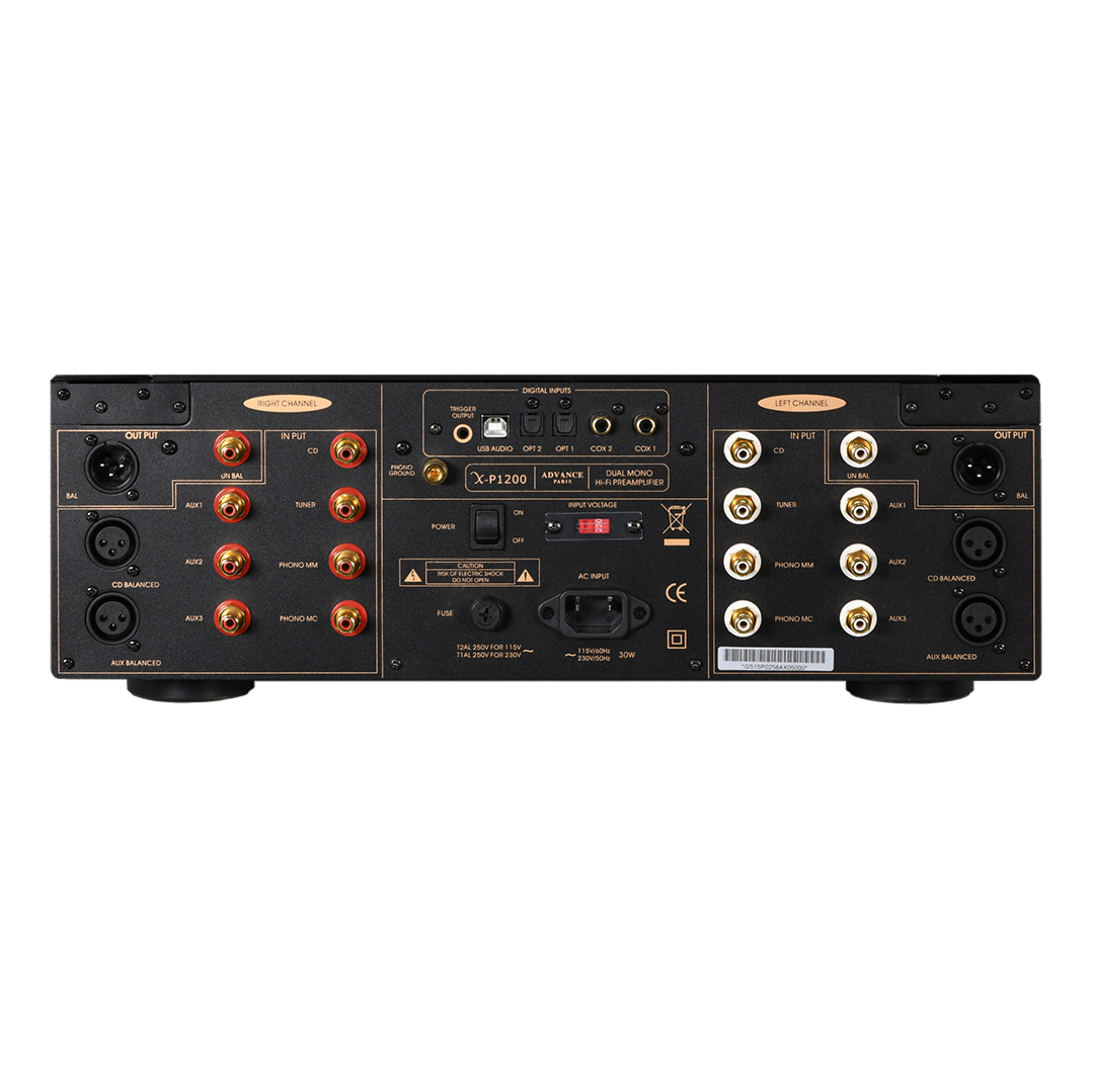 Advance Paris X-P1200 Dual Mono & Dual Power Supply Preamplifier_B