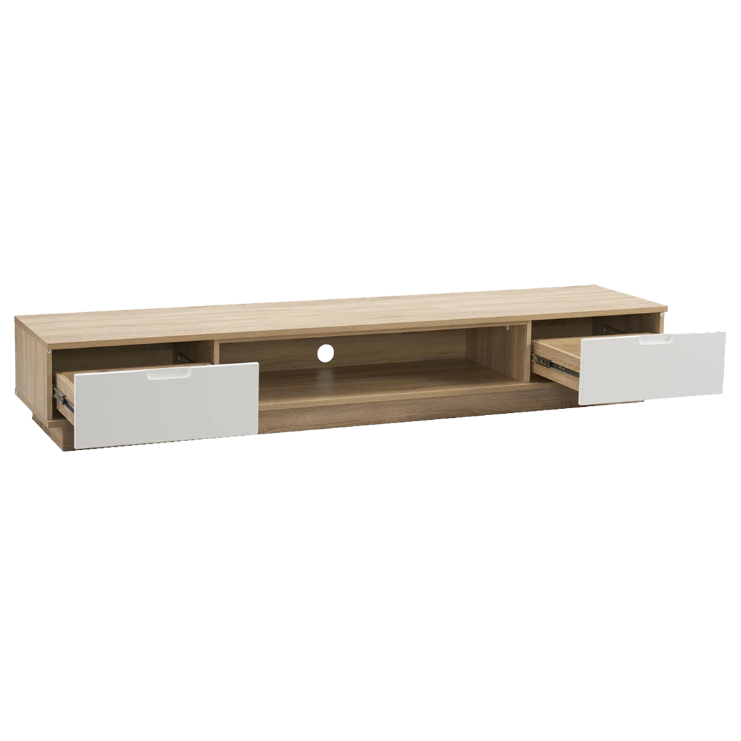 Deluxe 2000 Lowline Cabinet - Light Oak_2
