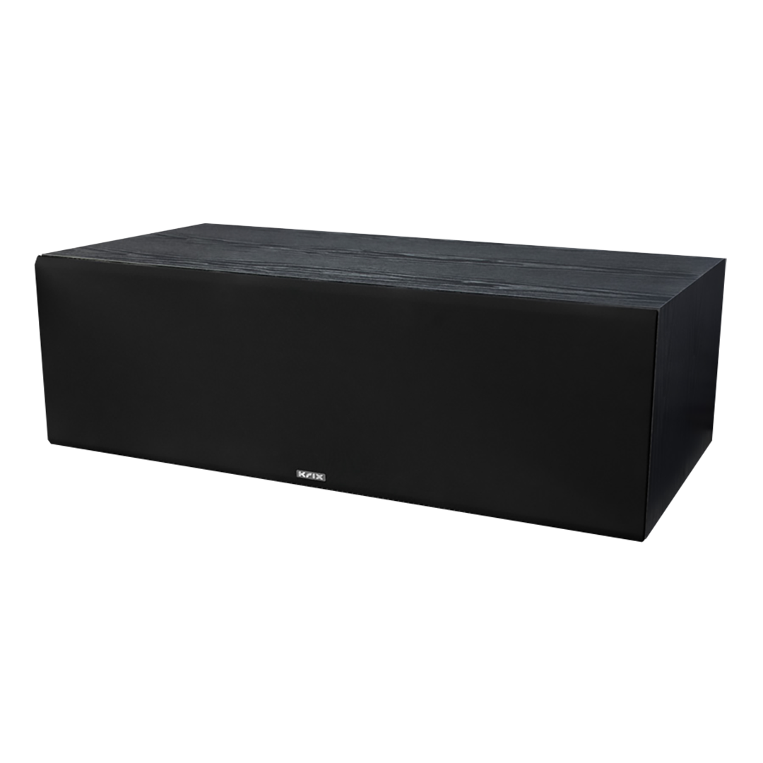 Krix Vortex-Mk2-Centre Speaker_wCover_Bk