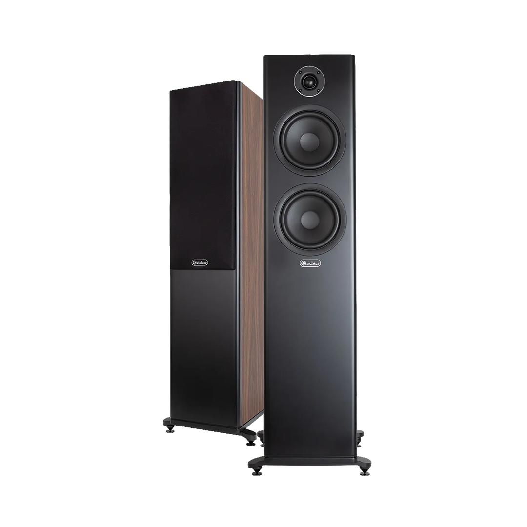 Richter Wizard Series 6Plus Floorstanding Loudspeakers Walnut