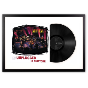 Framed Nirvana MTV Unplugged Vinyl Album Art
