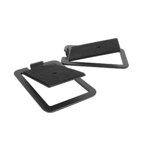 Kanto S4 Angled Desktop Speaker Stands for Midsize Speakers - Pair, Black