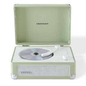 Crosley Cruiser Portable Retro CD Player with Stereo Bluetooth Speakers, FM Radio - Mint