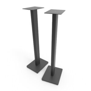 Kanto ST34 34" Universal Bookshelf Speaker Floor Stand - Black, Pair