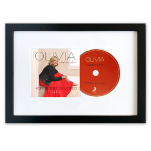 Olivia Newton John Hopelessly Devoted - The Hits CD Framed Album Art