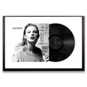 Framed Taylor Swifts Reputation Vinyl Album Art