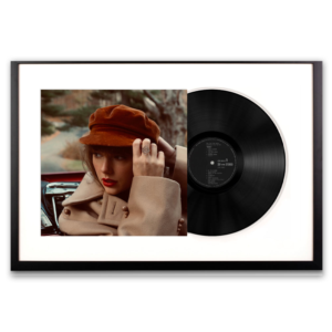 Framed Taylor Swifts Version Red Vinyl Album Art