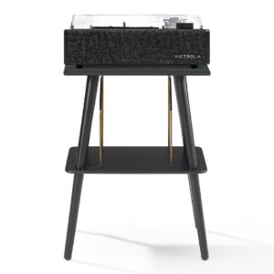 Victrola Eastwood II Turntable - Black + Turntable Stand Bundle - Black