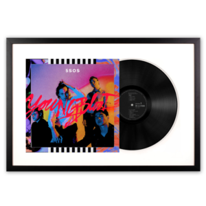 Framed 5 Seconds of Summer Youngblood Vinyl Album Art