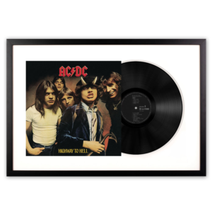Framed AC/DC Highway to Hell Vinyl Album Art