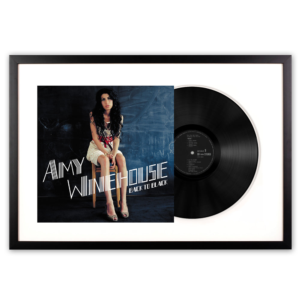 Framed Amy Winehouse Back to Black Vinyl Album Art