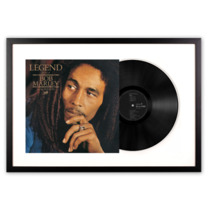 Framed Bob Marley - Legend - Vinyl Album Art
