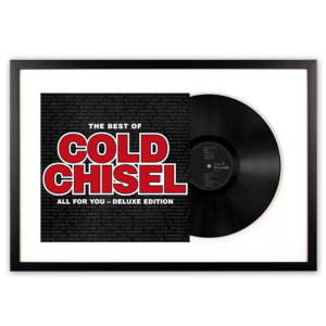 Framed Cold Chisel the Best of Cold Chisel Double Vinyl Album Art