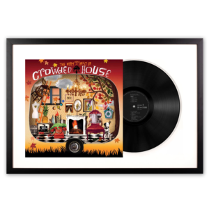 Framed Crowded House the Very Very Best of Crowed House - Double Vinyl Album Art