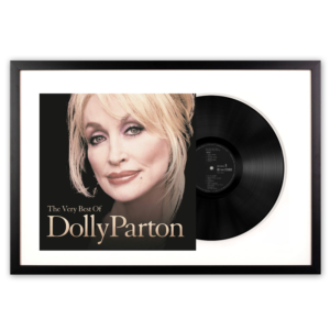 Framed Dolly Parton the Very Best of Dolly Parton Vinyl Album Art