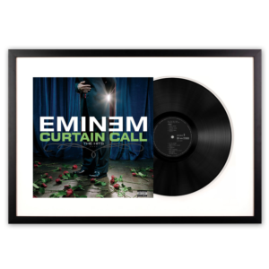 Framed Eminem Curtain Call - Double Vinyl Album Art