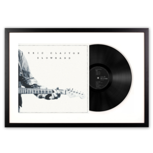 Framed Eric Clapton Slowhand 35th Anniversary Vinyl Album Art