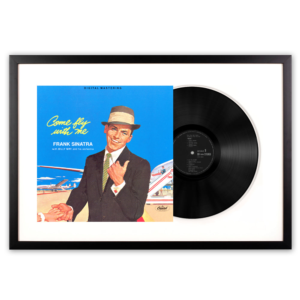 Framed Frank Sinatra - Come Fly with Me - Vinyl Album Art
