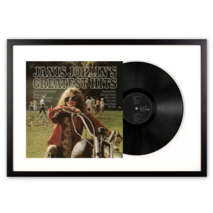 Framed Janis Joplin Janis Joplin's Greatest Hits Vinyl Album Art