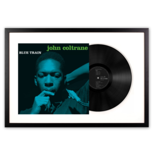 Framed John Coltrane Blue Train Vinyl Album Art