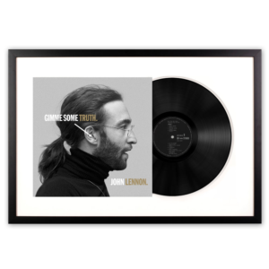 Framed John Lennon Gimmie Some Truth - Double Vinyl Album Art