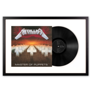 Framed Metallica Master of Puppets - Vinyl Album Art