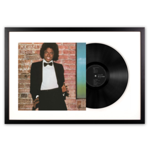 Framed Michael Jackson Off the Wall Vinyl Album Art