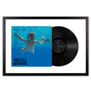 Framed Nirvana Nevermind - Vinyl Album Art