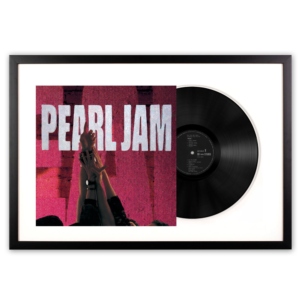 Framed Pearl Jam Ten Vinyl Album Art