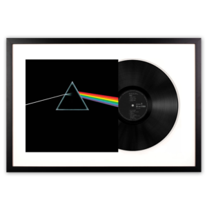 Framed Pink Floyd the Dark Side of The Moon Vinyl Album Art