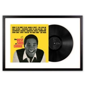 Framed Sam Cooke the Best of Sam Cooke Vinyl Album Art