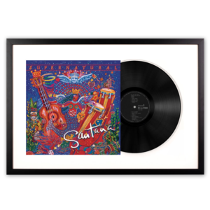 Framed Santana Supernatural Vinyl Album Art