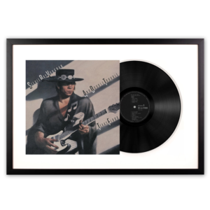 Framed Stevie Ray Vaughan Texas Food Vinyl Album Art