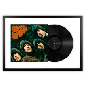 Framed The Beatles Rubber Soul - Vinyl Album Art