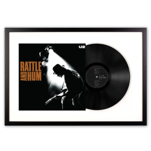 Framed U2 Rattle and Hum - Vinyl Album Art