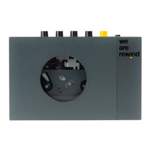 We Are Rewind Portable Cassette Player & Recorder - Keith, Grey