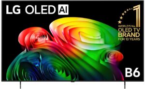 LG 65" B6 OLED AI 4K Smart TV
