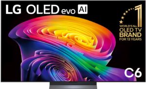 LG 65" C6 OLED evo AI 4K Smart TV