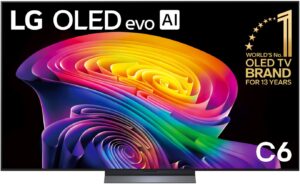 LG 77" C6 OLED evo AI 4K Smart TV