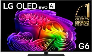 LG 55" G6 OLED evo AI 4K Smart TV